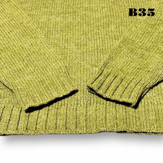 未使用品! TENDERLOIN Vネック コットン ニット オリーブ 深緑 M
