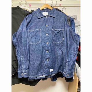 size2 M wtaps mine ls shirt  denim