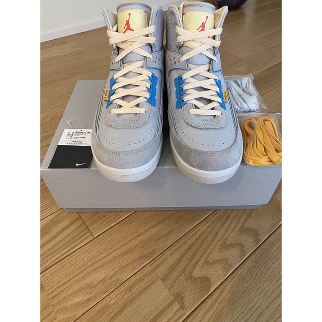 Nike airjordan 2 Retro UNION Grey Fog 28