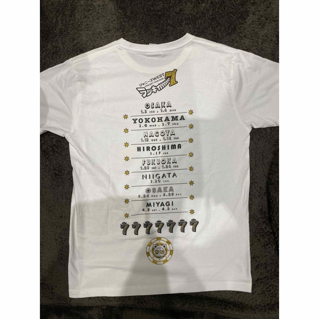 ジャニーズWEST(ジャニーズウエスト)のジャニーズWEST♡ラッキィィィィィィィ7 Tシャツ エンタメ/ホビーのタレントグッズ(アイドルグッズ)の商品写真