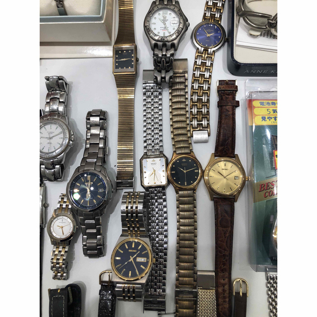 ◆時計　まとめ70本以上！不動　稼働あり　シチズン　セイコー　ブランド時計多数！