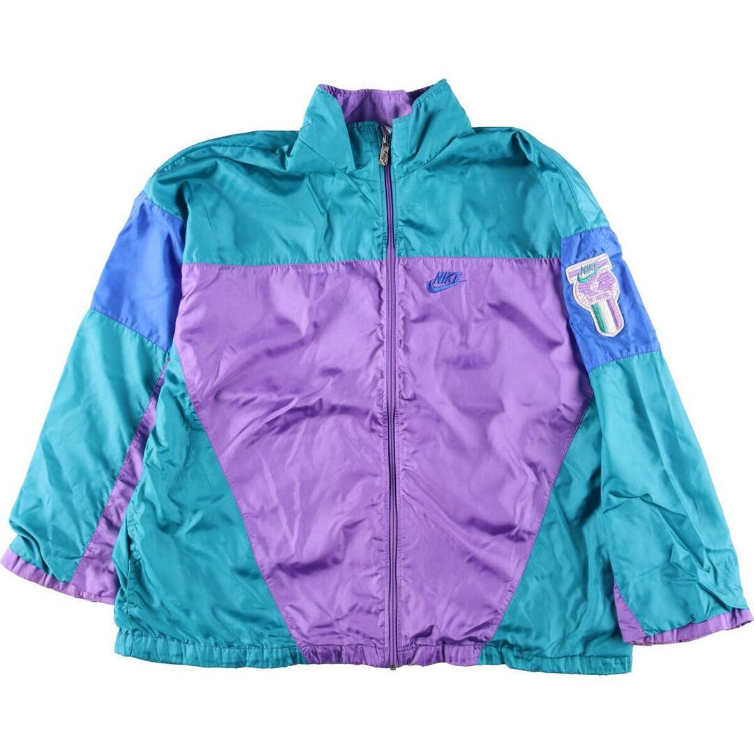 NIKE - 古着 90年代 ナイキ NIKE 銀タグ ウインドブレーカー メンズL