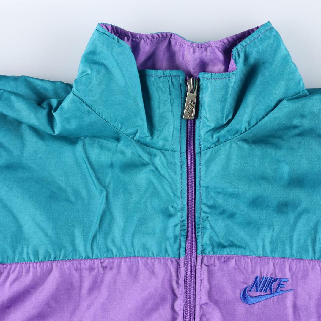 NIKE(ナイキ)の古着 90年代 ナイキ NIKE 銀タグ ウインドブレーカー メンズL ヴィンテージ /eaa323270 メンズのジャケット/アウター(ナイロンジャケット)の商品写真