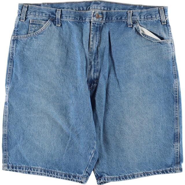 ◇セール特価品◇ Dickies 超ビッグサイズ デニムショートパンツ 古着