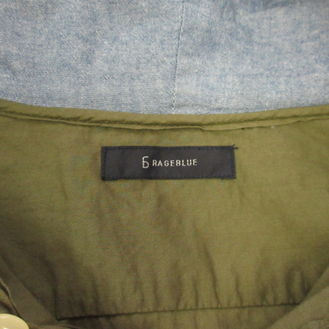 RAGEBLUE(レイジブルー)のレイジブルー RAGEBLUE シャツ フード 七分袖 メンズのトップス(シャツ)の商品写真