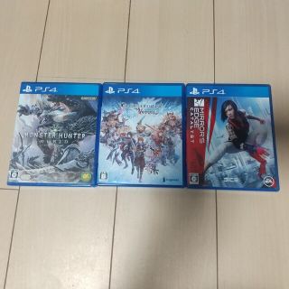 PS4 ソフト ３枚セット(家庭用ゲームソフト)