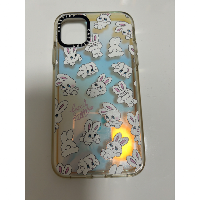 iPhone(アイフォーン)のcasetify うさぎケース　iPhone11 ミックス フォクシー スマホ/家電/カメラのスマホアクセサリー(iPhoneケース)の商品写真