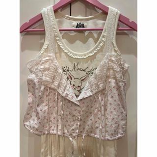 ケイティー(Katie)のKatie LOOKING GLASS lacy camisole(キャミソール)