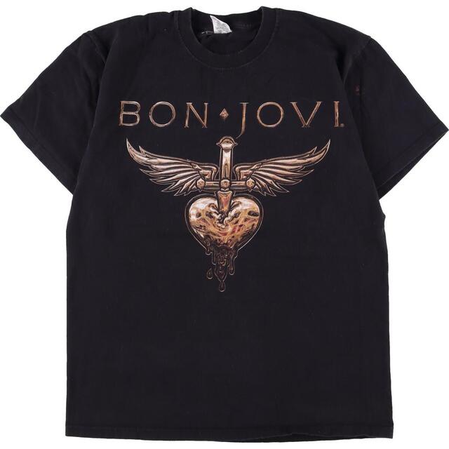 フルーツオブザルーム FRUIT OF THE ROOM BON JOVI ボンジョビ 両面プリント バンドTシャツ バンT メンズM /eaa323407