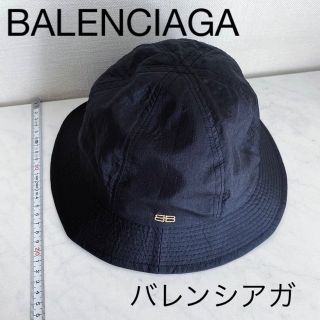 バレンシアガ(Balenciaga)のBALENCIAGA バケットハット 刺繍ロゴ入り ゴルフライン(ハット)