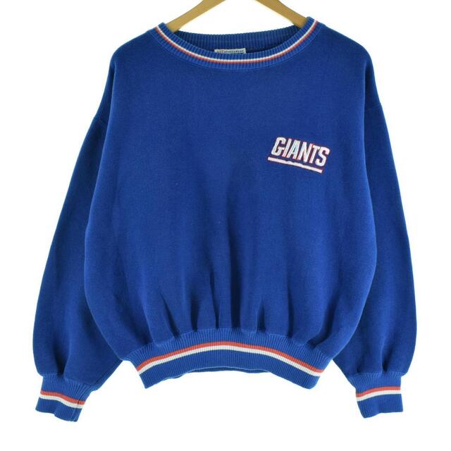 AST SPORTSWEAR NFL NEW YORK GIANTS ニューヨークジャイアンツ Vネックスウェット トレーナー メンズXL /eaa313329