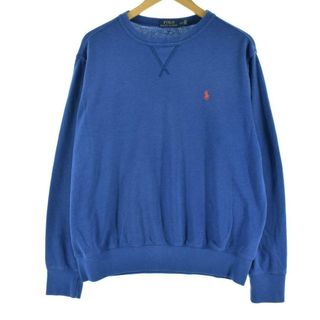 ラルフローレン(Ralph Lauren)の古着 ラルフローレン Ralph Lauren POLO RALPH LAUREN ワンポイントロゴスウェット トレーナー メンズXL /eaa313132(スウェット)