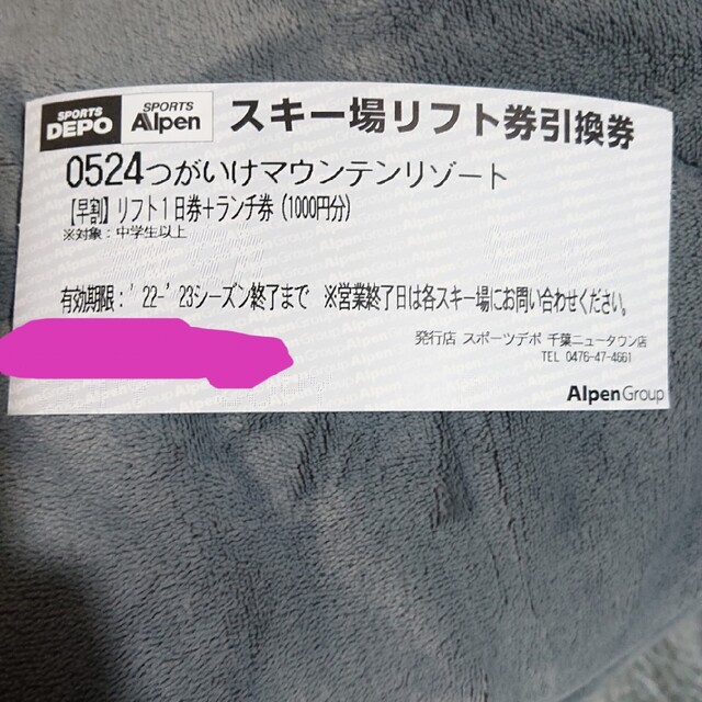 爆発的な割引 Hana様専用❗栂池高原スキー場の１日リフト券+ランチ1