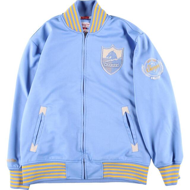 Mitchell&ness NFL SANDIEGO CHARGERS サンディエゴ チャージャーズ ジャージ トラックジャケット メンズL /eaa323066