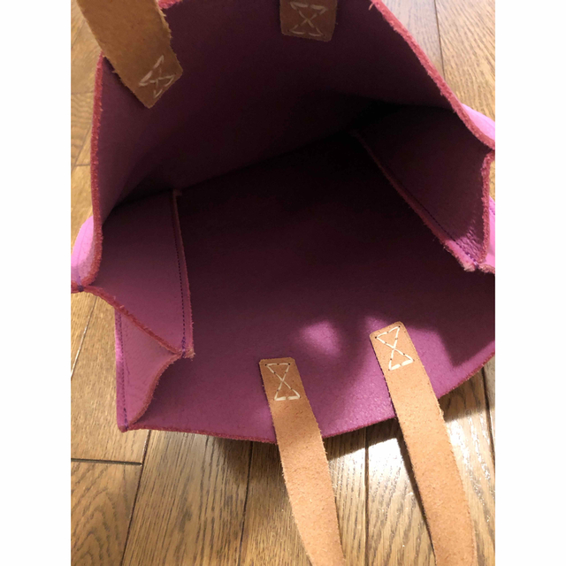 Hender Scheme paper bag big royal purple