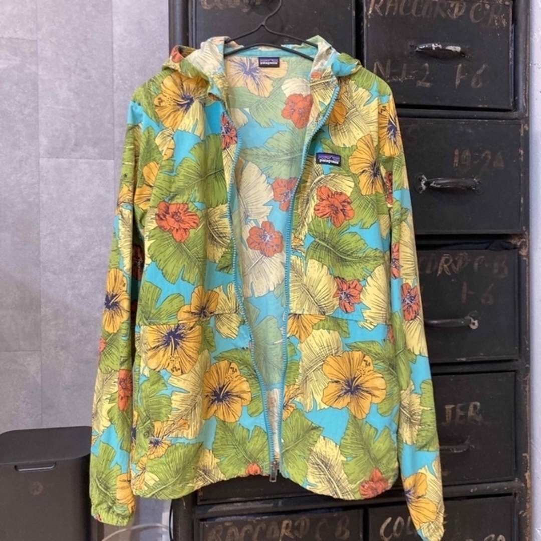 ★Patagonia パタゴニア★ハイビスカス柄 ポリエステル Tシャツ ロンT カットソー トップス イエロー 黄色 size XL 管:C:08 ★Patagonia パタゴニア★ハイビスカス柄 ポリエステル Tシャツ ロンT カットソー トップス イエロー 黄色 size XL 管:C:08