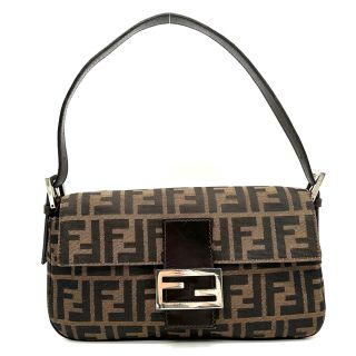 フェンディ(FENDI)のFENDI フェンディ マンマバケット ズッカ　ショルダーバッグ　ミニ　美品(ショルダーバッグ)