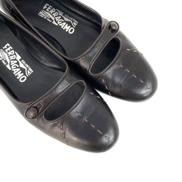 Salvatore Ferragamo(サルヴァトーレフェラガモ)のsalvatore ferragamo フェラガモ パンプス 2点セット レディースの靴/シューズ(ローファー/革靴)の商品写真