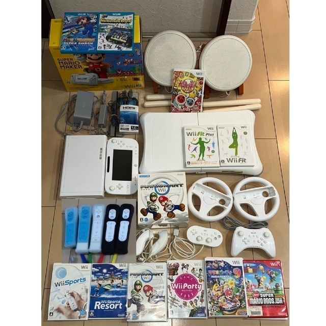 任天堂 - Wii U スーパーマリオメーカー セット+家族で遊べるセット
