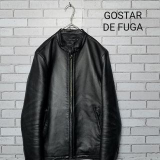 ゴスタールジフー(GOSTAR DE FUGA)の【GOSTAR DE FUGA】レザージャケット　シングル　ライダース　羊革(レザージャケット)