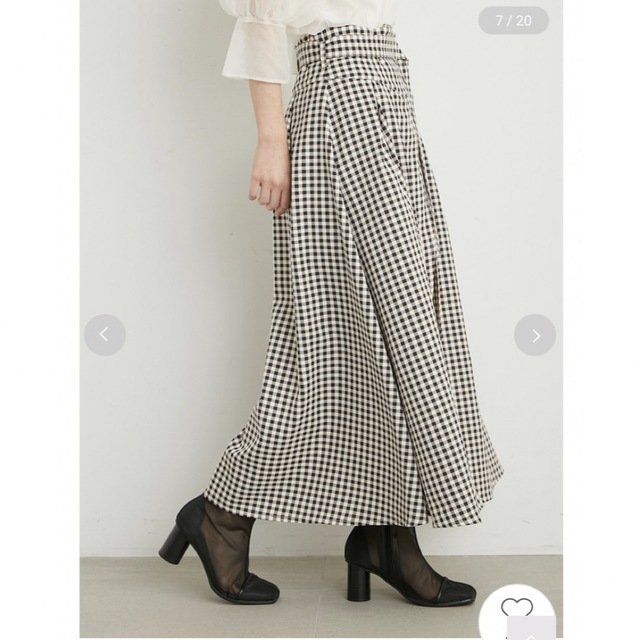 Lily Brown(リリーブラウン)のLILY BROWN   パンツドッキングラップスカート　新品　未使用 レディースのスカート(ロングスカート)の商品写真