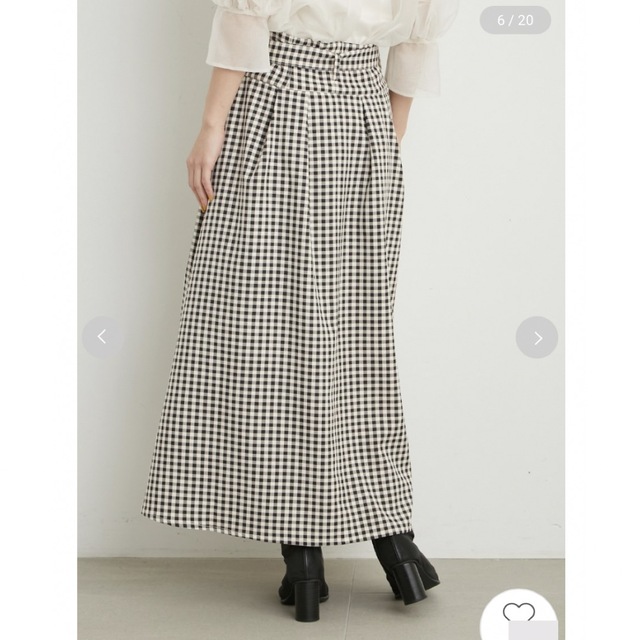 LILY BROWN パンツドッキングラップスカート 新品 未使用 - ロングスカート