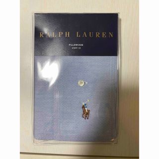 ラルフローレン(Ralph Lauren)のラルフローレン　ロゴ刺繍入り　ピローケース　枕カバー(シーツ/カバー)