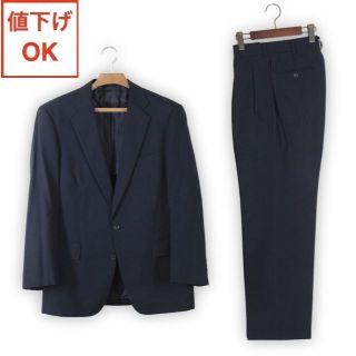 ジェイプレス(J.PRESS)の71【極美品】J.プレス スーツ 上AY7 下AY4 メンズ L～S 濃紺 春夏(セットアップ)