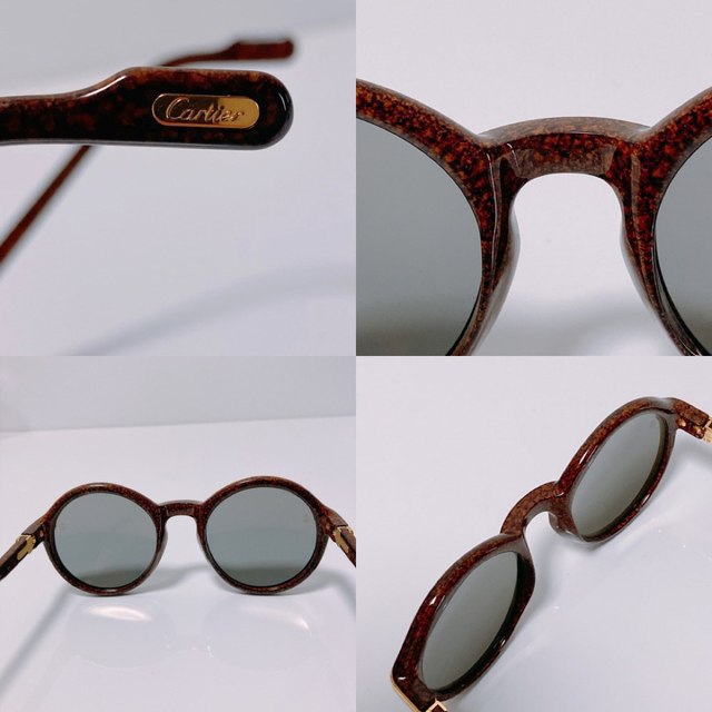 Cartier - カルティエ ヴィンテージ サングラス トリニティ 黒 Cartier - カルティエ ヴィンテージ サングラス トリニティ 黒