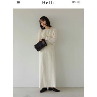 トゥデイフル(TODAYFUL)のHELLA FRONT TUCK RACE DRESS ivory(ロングワンピース/マキシワンピース)