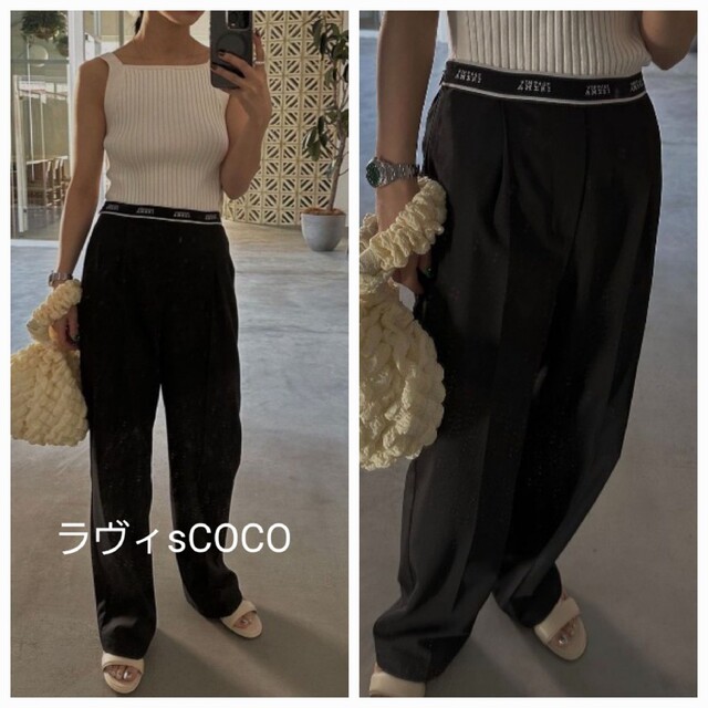 AmeriVINTAGE新作完売LOGO TAPE STRAIGHT PANTS