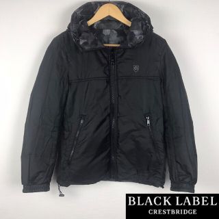 ブラックレーベルクレストブリッジ(BLACK LABEL CRESTBRIDGE)の美品 ブラックレーベルクレストブリッジ ダウンジャケット リバーシブル ブラック(ダウンジャケット)