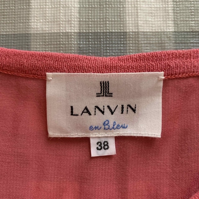 LANVIN en Bleu(ランバンオンブルー)のLANVIN en Bleu ランバンオンブルー バルーン袖 半袖カットソー レディースのトップス(カットソー(半袖/袖なし))の商品写真