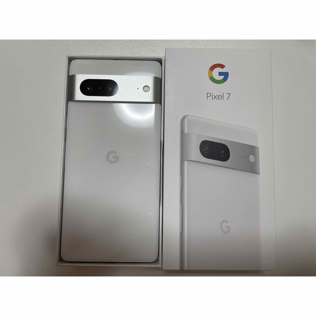 Google Pixel(グーグルピクセル)のGoogle Pixel7 128GB Snow(白) SIMフリー スマホ/家電/カメラのスマートフォン/携帯電話(スマートフォン本体)の商品写真