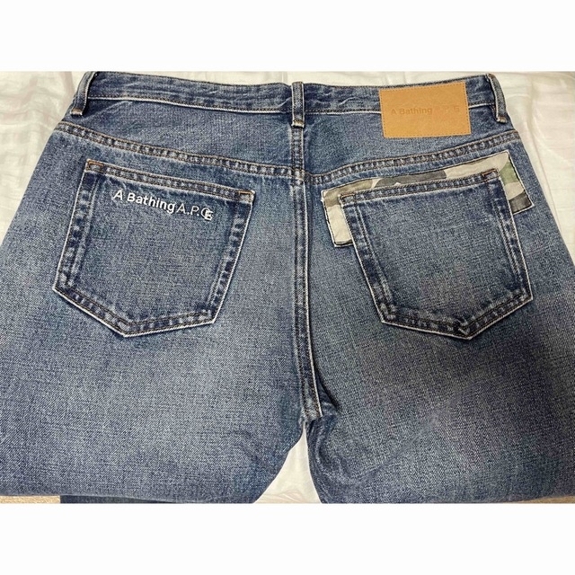 A BATHING APE x APC DENIM PANTS
