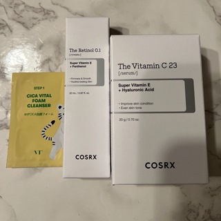 cosrx　ビタミンC23セラム　レチノールクリーム　新品　セット