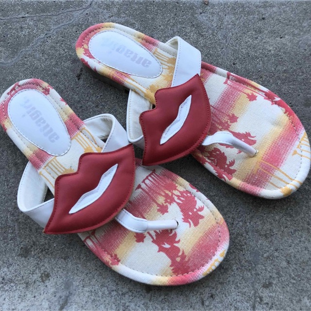 唇　リップ　サンダル レディースの靴/シューズ(サンダル)の商品写真