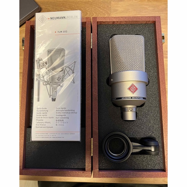 ファンタム48V±4V【美品】NEUMANN TLM103【コンデンサーマイク】