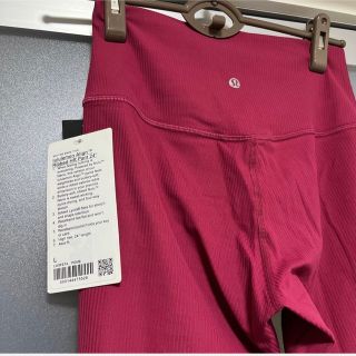 ルルレモン(lululemon)のAlign Ribbed High-Rise Pant 24" Asia Fit(ヨガ)