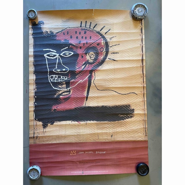 バスキア ポスター basquiat 1997 展覧会 オリジナル 印刷物 新品未
