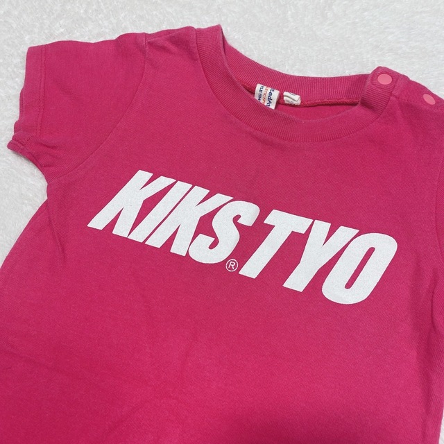 KIKS TYO(キックスティーワイオー)の【KIKS TYO】Tシャツ半袖ロンパース♡80 キッズ/ベビー/マタニティのベビー服(~85cm)(ロンパース)の商品写真