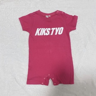 キックスティーワイオー(KIKS TYO)の【KIKS TYO】Tシャツ半袖ロンパース♡80(ロンパース)