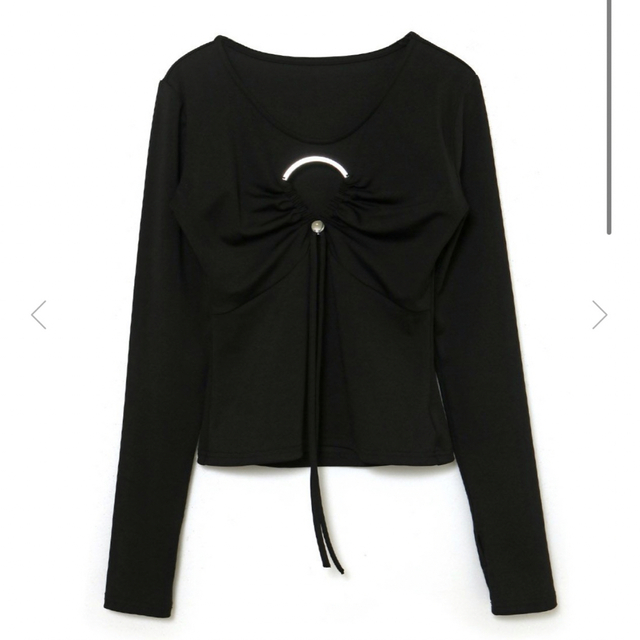 melt the lady center open gather tops 【人気沸騰】 72.0%OFF