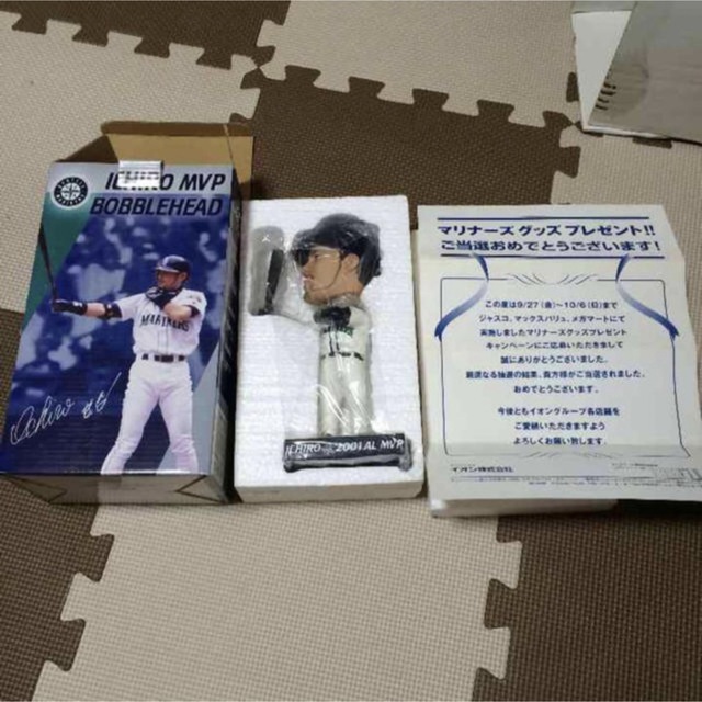 タレントグッズ2001年　イチロー マリナーズプレゼントキャンペーン BOBBLEHEAD