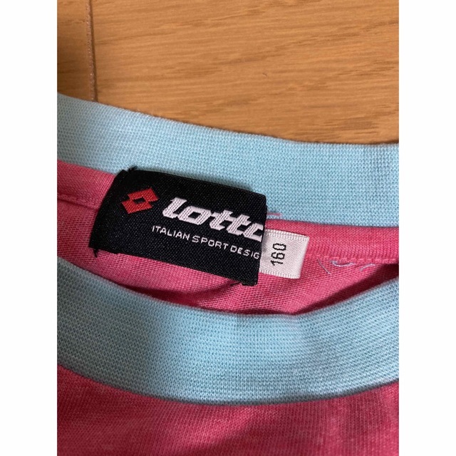 lotto(ロット)のTシャツセットアップ キッズ/ベビー/マタニティのキッズ服女の子用(90cm~)(Tシャツ/カットソー)の商品写真