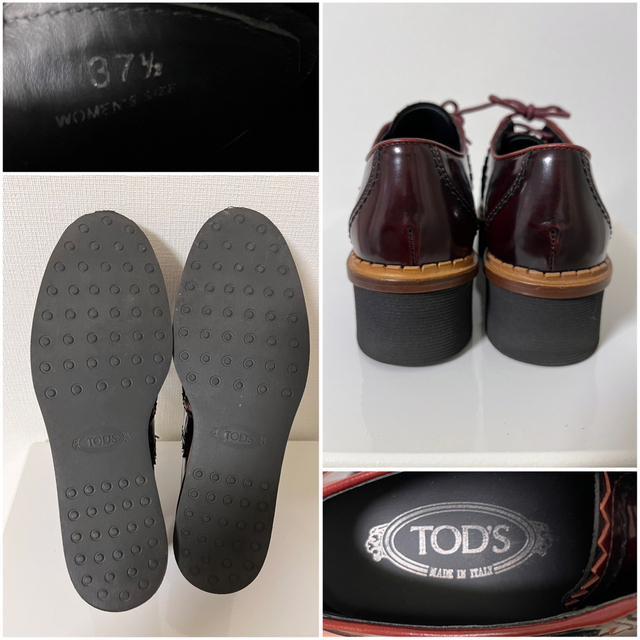 TOD'S(トッズ)の【美品】TOD'S⭐定価96500円 トッズ レースアップシューズ 厚底 レディースの靴/シューズ(ローファー/革靴)の商品写真