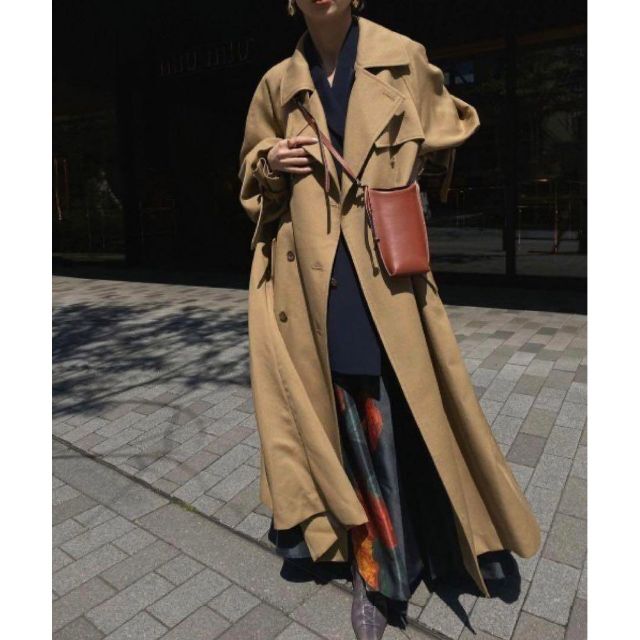 AMERI vintage SUPERIOR FLARE TRENCH COAT