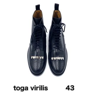 TOGA VIRILIS - 43 TOGA VIRILIS トーガ ビリリース ブーツ ブラック