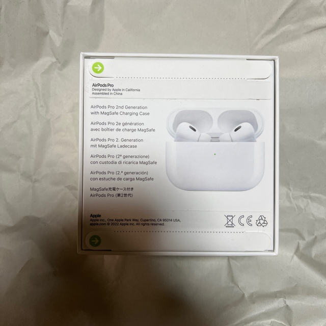 Apple(アップル)のアップル Airpods Pro 第2世代 スマホ/家電/カメラのオーディオ機器(ヘッドフォン/イヤフォン)の商品写真