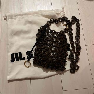 ジルサンダー(Jil Sander)のjil sander リンクバッグ　ショルダー　ブラウン(ショルダーバッグ)